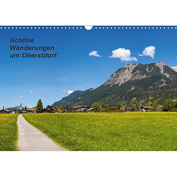 Schöne Wanderungen um Oberstdorf (Wandkalender 2021 DIN A3 quer), Walter G. Allgöwer