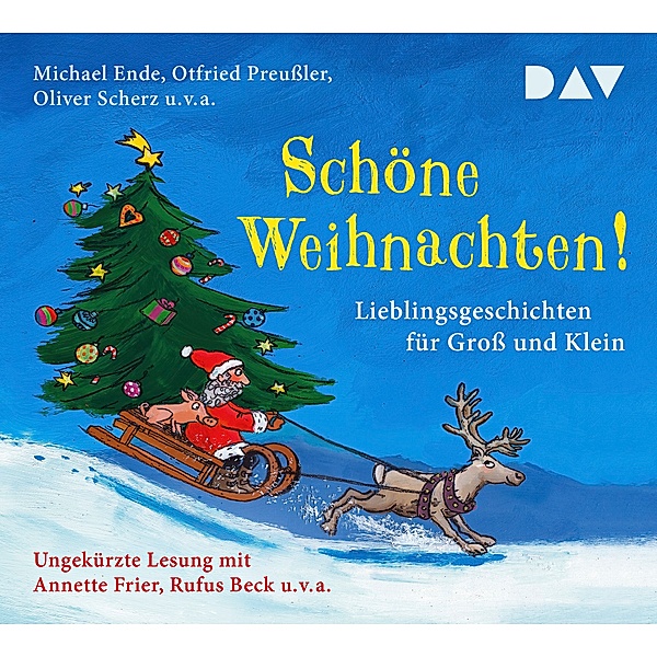 Schöne Weihnachten!, 3 CDs, Michael Ende, Otfried Preußler, Oliver Scherz