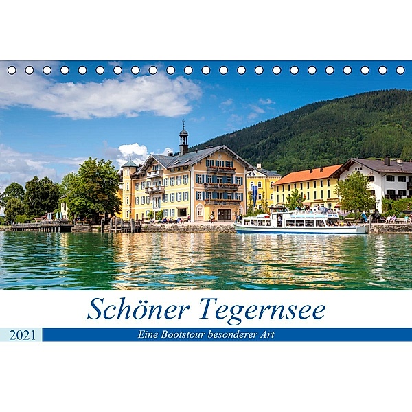Schöner Tegernsee (Tischkalender 2021 DIN A5 quer), Manuela Falke