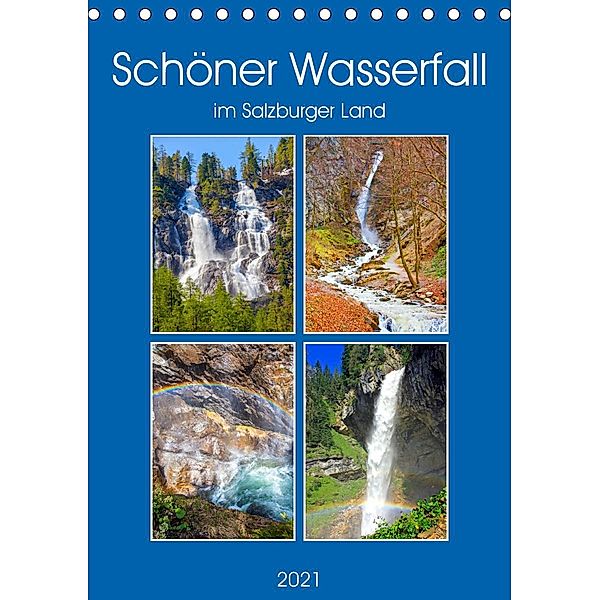 Schöner Wasserfall (Tischkalender 2021 DIN A5 hoch), Christa Kramer