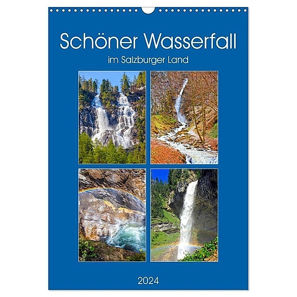 Schöner Wasserfall (Wandkalender 2024 DIN A3 hoch), CALVENDO Monatskalender, Christa Kramer