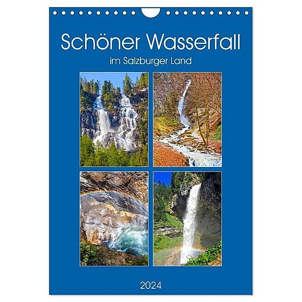 Schöner Wasserfall (Wandkalender 2024 DIN A4 hoch), CALVENDO Monatskalender, Christa Kramer