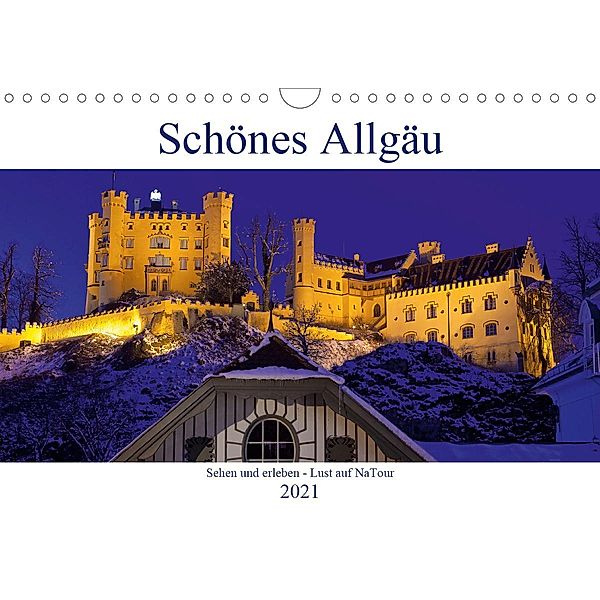 Schönes Allgäu - Lust auf NaTour (Wandkalender 2021 DIN A4 quer), N N