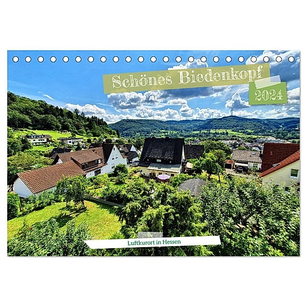 Schönes Biedenkopf Luftkurort in Hessen (Tischkalender 2024 DIN A5 quer), CALVENDO Monatskalender, Daniela Stöhr, Ela May