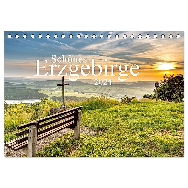 Schönes Erzgebirge (Tischkalender 2024 DIN A5 quer), CALVENDO Monatskalender, Sven Wagner