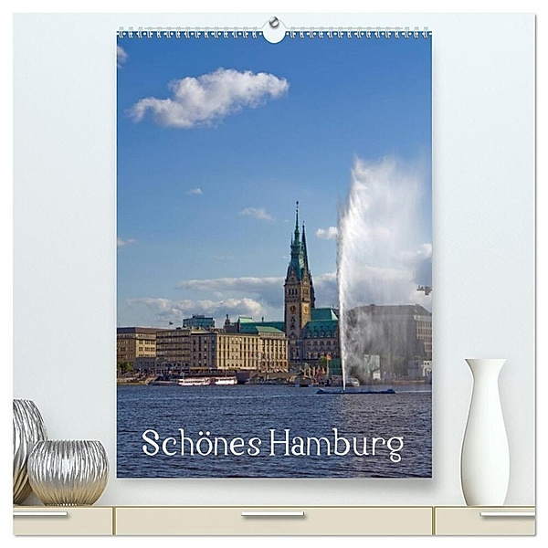 Schönes Hamburg (hochwertiger Premium Wandkalender 2024 DIN A2 hoch), Kunstdruck in Hochglanz, Borg Enders