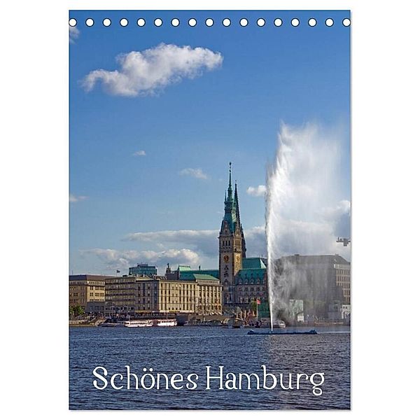 Schönes Hamburg (Tischkalender 2024 DIN A5 hoch), CALVENDO Monatskalender, Borg Enders