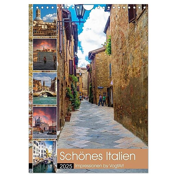 Schönes Italien. Impressionen by VogtArt (Wandkalender 2025 DIN A4 hoch), CALVENDO Monatskalender, Calvendo, VogtArt