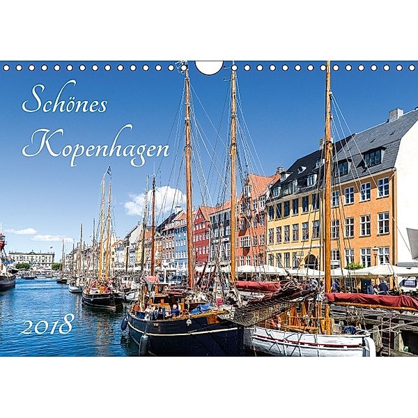 Schönes Kopenhagen (Wandkalender 2018 DIN A4 quer), Andreas Weber