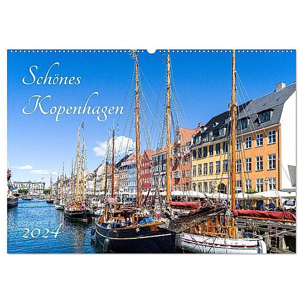 Schönes Kopenhagen (Wandkalender 2024 DIN A2 quer), CALVENDO Monatskalender, Andreas Weber - ArtOnPicture