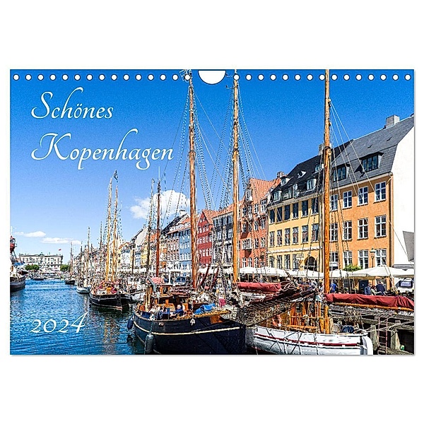 Schönes Kopenhagen (Wandkalender 2024 DIN A4 quer), CALVENDO Monatskalender, Andreas Weber - ArtOnPicture