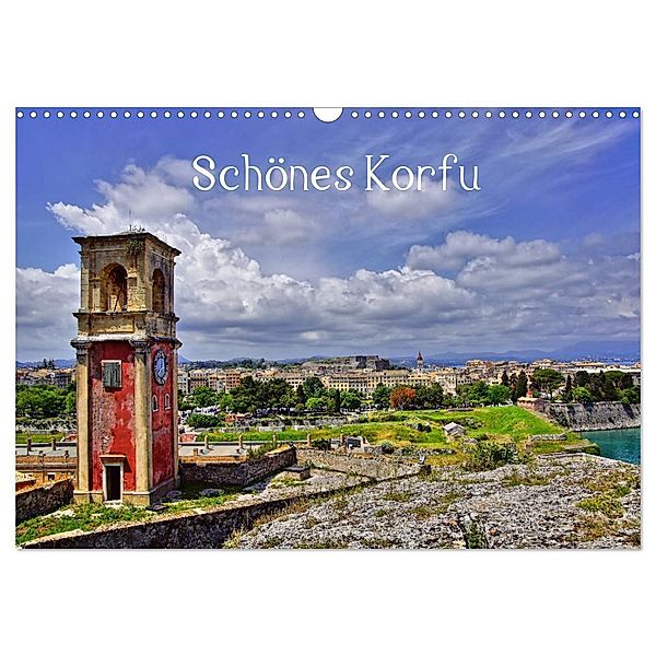 Schönes Korfu (Wandkalender 2024 DIN A3 quer), CALVENDO Monatskalender, Martina Fornal