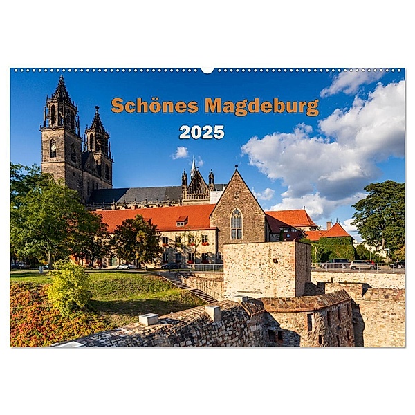 Schönes Magdeburg (Wandkalender 2025 DIN A2 quer), CALVENDO Monatskalender, Calvendo, Andrea Schwingel
