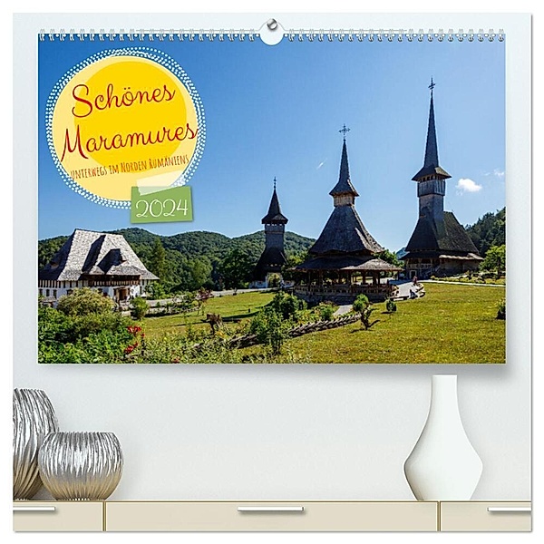 Schönes Maramures (hochwertiger Premium Wandkalender 2024 DIN A2 quer), Kunstdruck in Hochglanz, Roland Brack