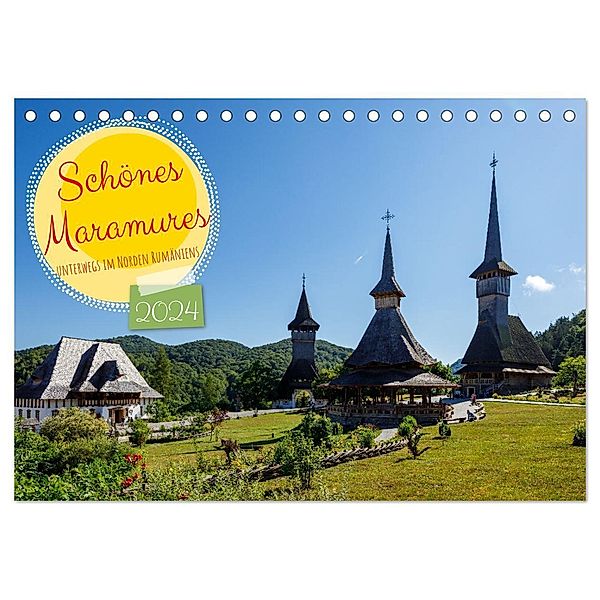 Schönes Maramures (Tischkalender 2024 DIN A5 quer), CALVENDO Monatskalender, Roland Brack