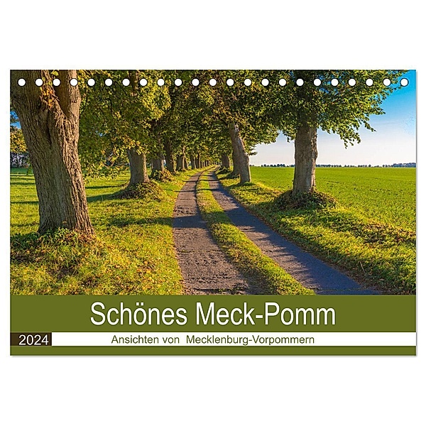Schönes Meck-Pomm (Tischkalender 2024 DIN A5 quer), CALVENDO Monatskalender, Sidney Smith