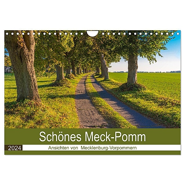 Schönes Meck-Pomm (Wandkalender 2024 DIN A4 quer), CALVENDO Monatskalender, Sidney Smith
