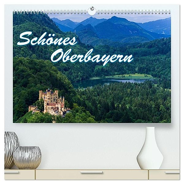 Schönes Oberbayern (hochwertiger Premium Wandkalender 2024 DIN A2 quer), Kunstdruck in Hochglanz, Ralf-Udo Thiele