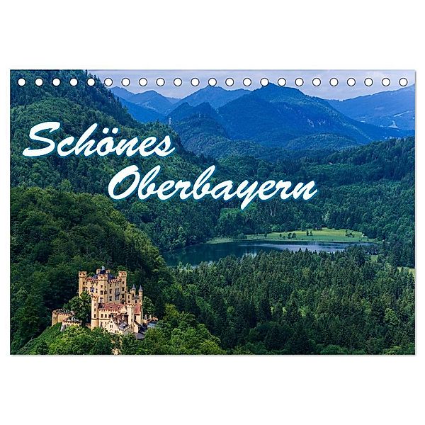 Schönes Oberbayern (Tischkalender 2024 DIN A5 quer), CALVENDO Monatskalender, Ralf-Udo Thiele