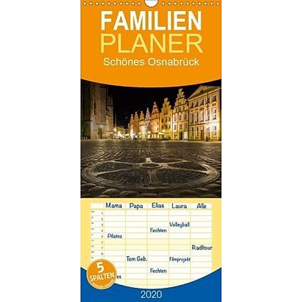 Schönes Osnabrück - Familienplaner hoch (Wandkalender 2020 , 21 cm x 45 cm, hoch), Oliver Schratz