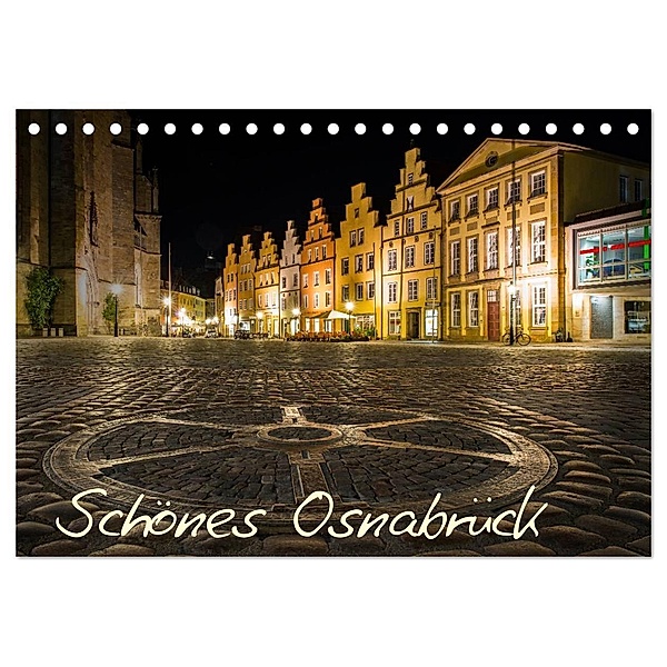 Schönes Osnabrück (Tischkalender 2024 DIN A5 quer), CALVENDO Monatskalender, Oliver Schratz