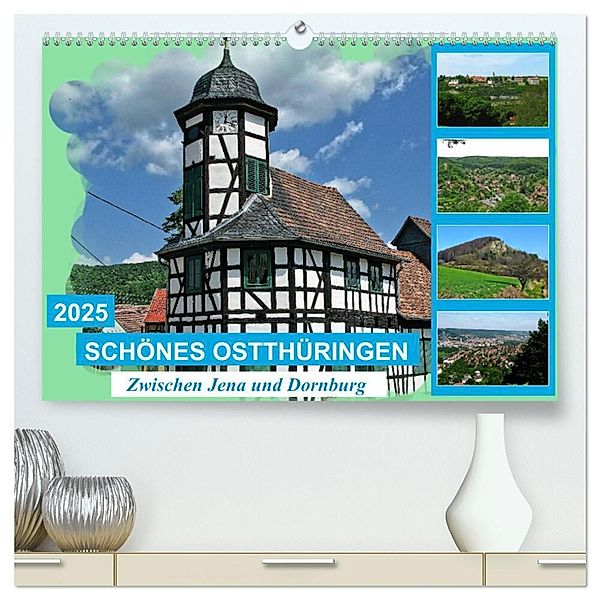 Schönes Ostthüringen (hochwertiger Premium Wandkalender 2025 DIN A2 quer), Kunstdruck in Hochglanz, Calvendo, Gerdhold Müller