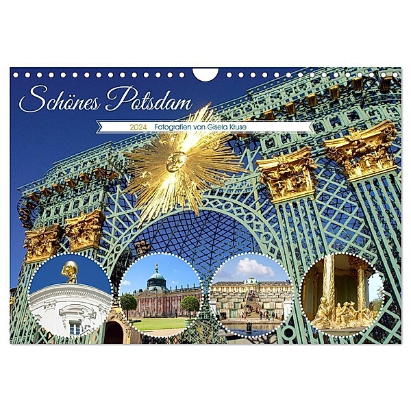 Schönes Potsdam (Wandkalender 2024 DIN A4 quer), CALVENDO Monatskalender, Gisela Kruse
