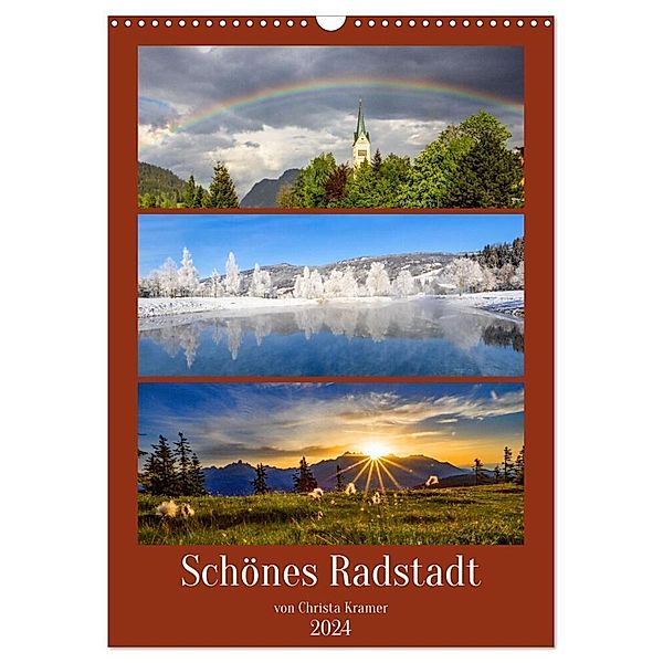 Schönes Radstadt (Wandkalender 2024 DIN A3 hoch), CALVENDO Monatskalender, Christa Kramer