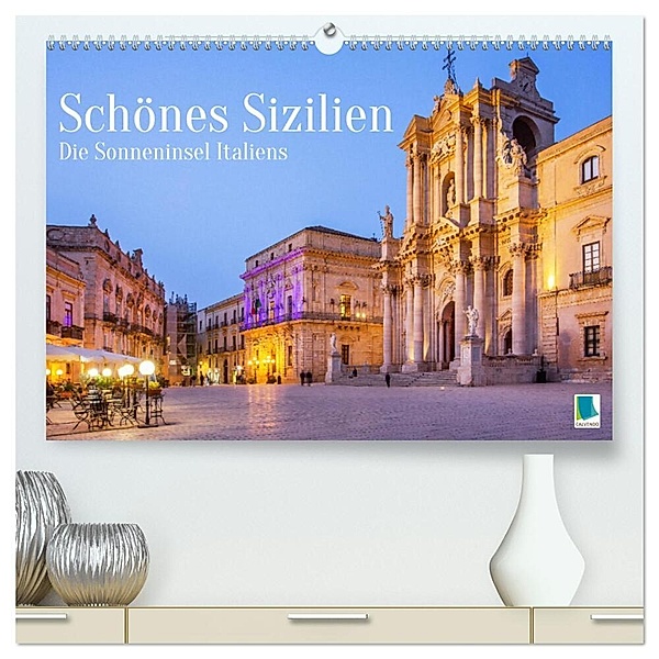 Schönes Sizilien: die Sonneninsel Italiens (hochwertiger Premium Wandkalender 2025 DIN A2 quer), Kunstdruck in Hochglanz, Calvendo