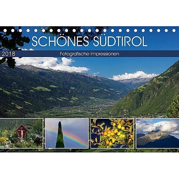 Schönes Südtirol (Tischkalender 2018 DIN A5 quer), Anette Jäger