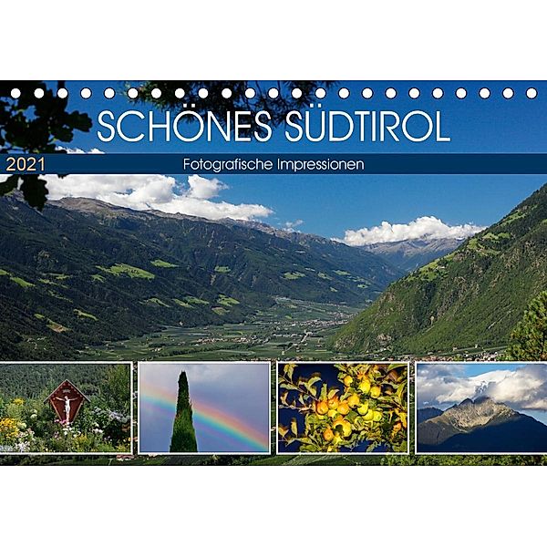 Schönes Südtirol (Tischkalender 2021 DIN A5 quer), Anette/Thomas Jäger
