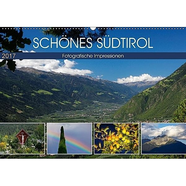 Schönes Südtirol (Wandkalender 2017 DIN A2 quer), Anette Jäger