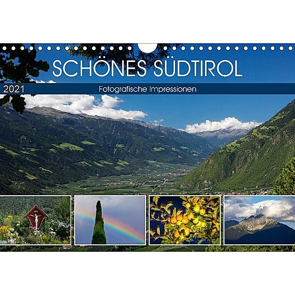 Schönes Südtirol (Wandkalender 2021 DIN A4 quer), Anette/Thomas Jäger
