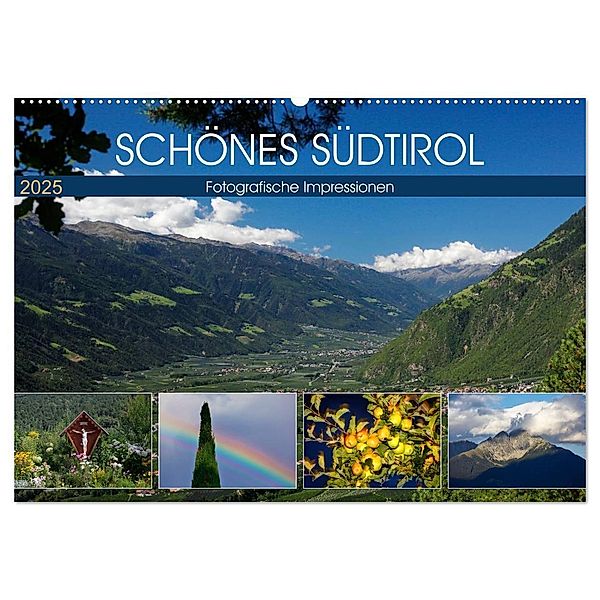Schönes Südtirol (Wandkalender 2025 DIN A2 quer), CALVENDO Monatskalender, Calvendo, Anette/Thomas Jäger