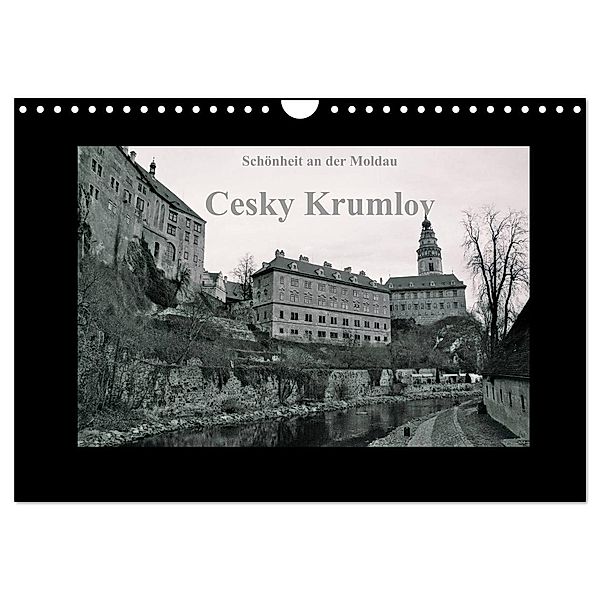 Schönheit an der Moldau - Cesky Krumlov (Wandkalender 2024 DIN A4 quer), CALVENDO Monatskalender, Oliver Hülsermann