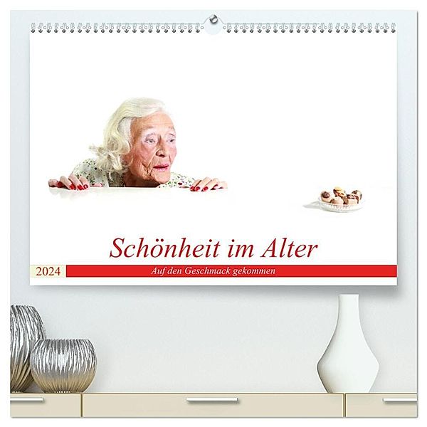 Schönheit im Alter - Auf den Geschmack gekommen (hochwertiger Premium Wandkalender 2024 DIN A2 quer), Kunstdruck in Hochglanz, Andreas Vincke