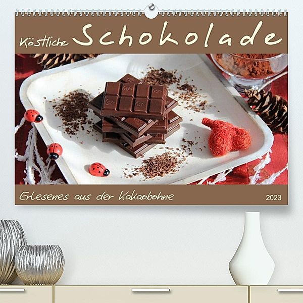 Schokolade - aus der Kakaobohne (Premium, hochwertiger DIN A2 Wandkalender 2023, Kunstdruck in Hochglanz), Jana Thiem-Eberitsch