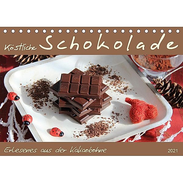 Schokolade - aus der Kakaobohne (Tischkalender 2021 DIN A5 quer), Jana Thiem-Eberitsch