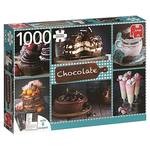 Schokolade MIT REZEPTEN - 1000 Teile Puzzle