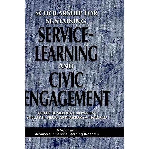 Scholarship for Sustaining Service-Learning and Civic Engagement / Advances in Service-Learning Research