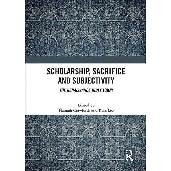 Scholarship, Sacrifice and Subjectivity