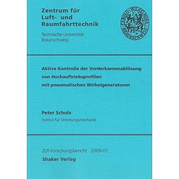 Scholz, P: Aktive Kontrolle der Vorderkantenablösung von Hoc, Peter Scholz