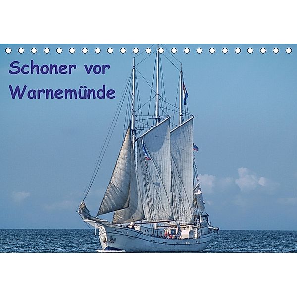 Schoner vor Warnemünde (Tischkalender 2018 DIN A5 quer), Peter Morgenroth