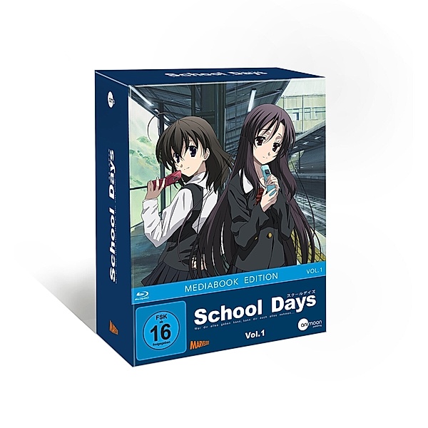 School Days Vol.1 Limited Mediabook Edition Uncut, School Days