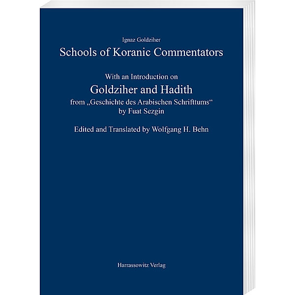 Schools of Koranic Commentators, Ignaz Goldziher