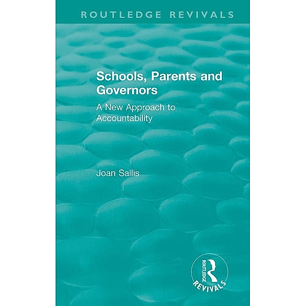 Schools, Parents and Governors, Joan Sallis