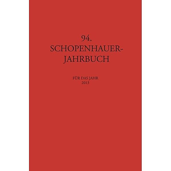 Schopenhauer Jahrbuch