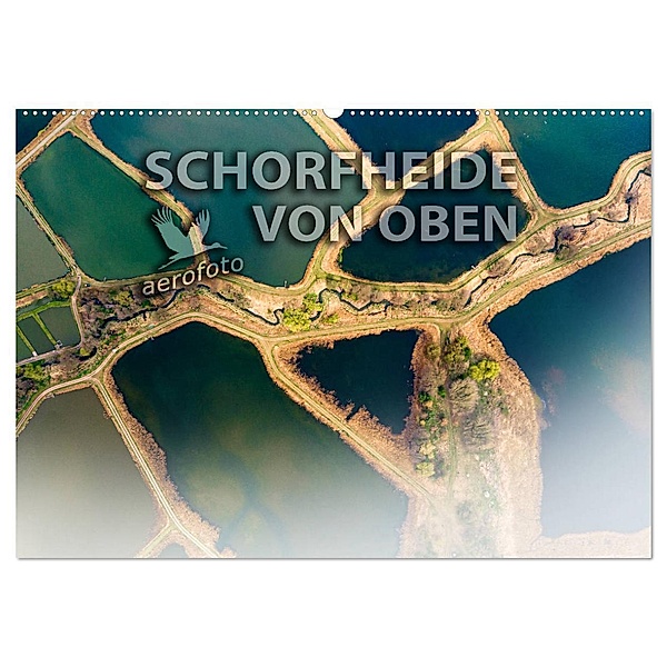 Schorfheide von oben (Wandkalender 2024 DIN A2 quer), CALVENDO Monatskalender, Daniela Kloth & Ralf Roletschek