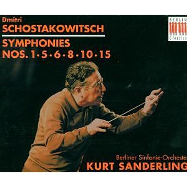 Schostakowitsch:Sinfonien 1/5/6/8/10/15, Kurt Sanderling, Beso