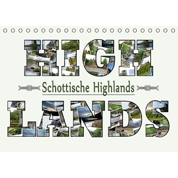 Schottische Highlands (Tischkalender 2016 DIN A5 quer), Sylvia schwarz